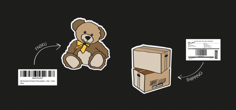 FNSKU и SHIPPING barcode: Amazon barcodes for Private Label. Where to buy? Where to stick?